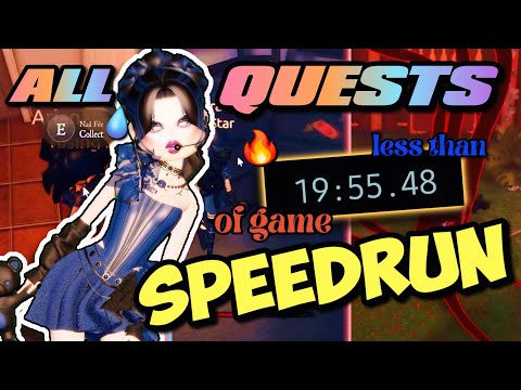 SPEEDRUNNING ALL THE LANA LORE QUESTS in DRESS TO IMPRESS *Super FAST*