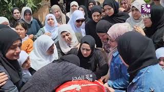 بالزغاريد والورود .. عائلة الشهيد قيس فتحي نصرالله تودعه