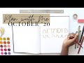 PLAN WITH ME | October 2020 Bullet Journal Set Up