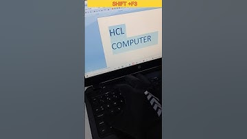 How to type large and small caps in Word?#viralvideo #computercenter #windows #compurer #shortvideo