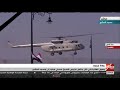 غرفة الأخبار وصول المروحية التي تقل جثمان الرئيس الأسبق حسني مبارك إلى مسجد المشير 