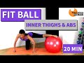 FREE Exercise Ball Stability Ball Workout - Fit Ball Inner Thighs and Abs BARLATES BODY BLITZ