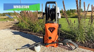 Easy Setup and Use - WHOLESUN 3000PSI Electric Pressure Washer Review and Demonstration