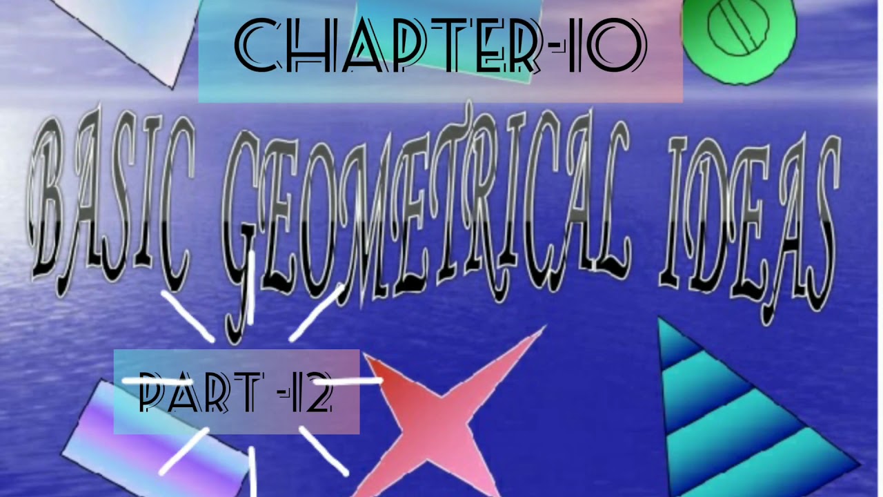 Class-VI Geometry Ch-10 ( Part--12) - YouTube