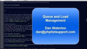 Configuring phpList #3 - Editing the config.php file