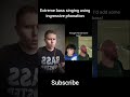 Extreme bass singing using ingressive phonation #basssinger #duet #realbasscover #shorts #subscribe