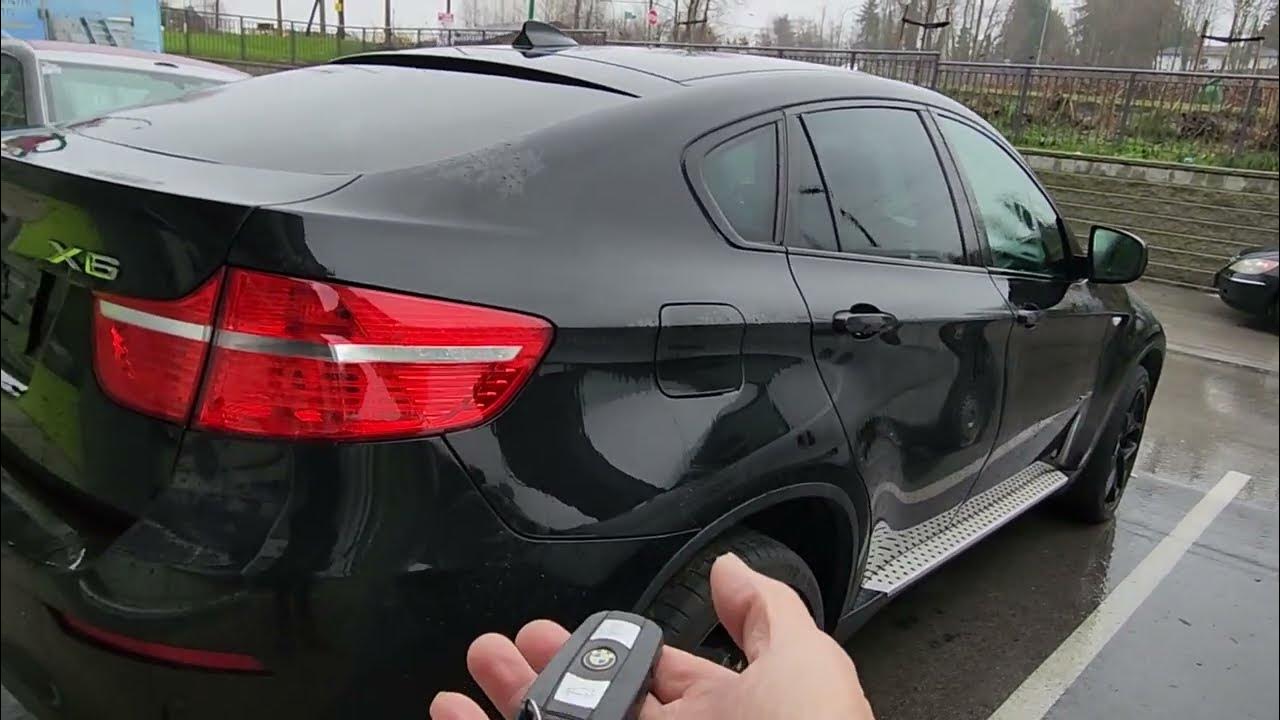 BMW X5 X6 locked out with dead battery - YouTube