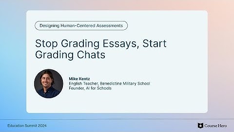 Stop Grading Essays, Start Grading Chats