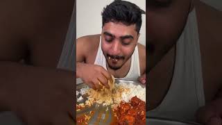 Ultimate Spicy Biryani & Butter Chicken Eating Challenge! 🍗🔥 #shorts #mukbang