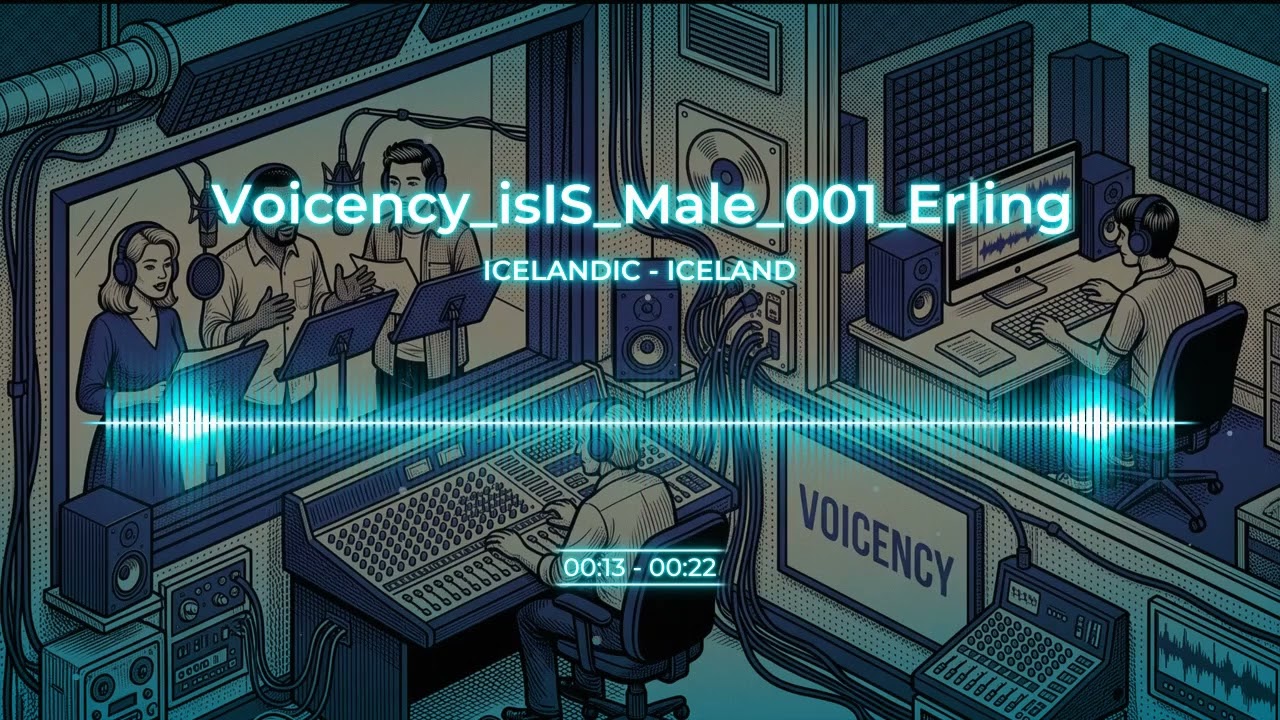Icelandic Male Voice - Voicency_isIS_Male_001_Erling