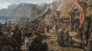 1 Hour Viking Music - Village in day - Ambient Music for Board Games & Reading — TV Background Art screenshot 4