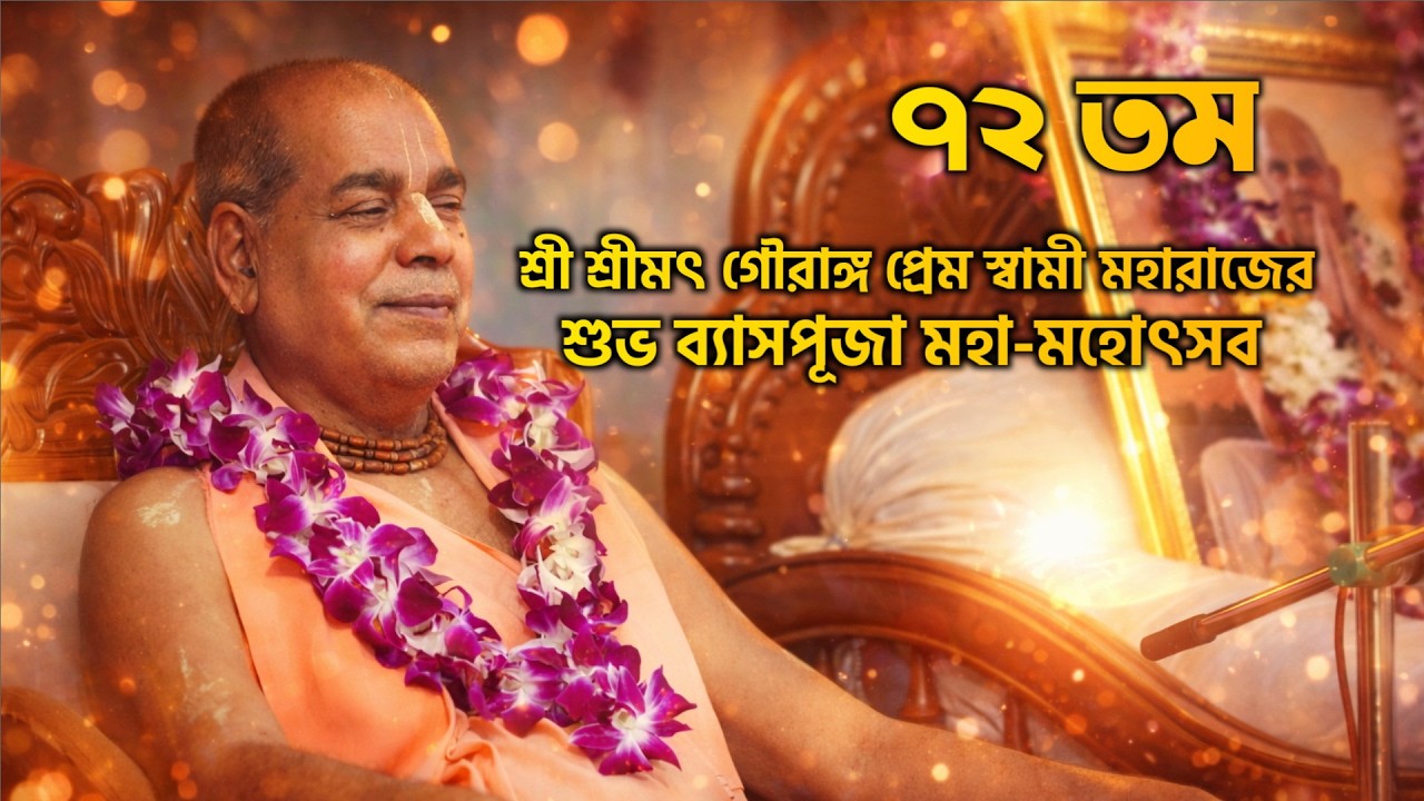 শ্রী শ্রীমৎ গৌরাঙ্গ প্রেম স্বামী গুরু মহারাজের ৭২ তম ব্যাসপুজা মহা মহেৎসব - প্রতাপনগর , নবদ্বীপ
