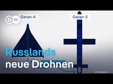 Russlands Jet-Drohnen setzen Kyjiw massiv unter Druck