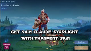 Get Skin Hero Claude Starlight With Fragment Skin