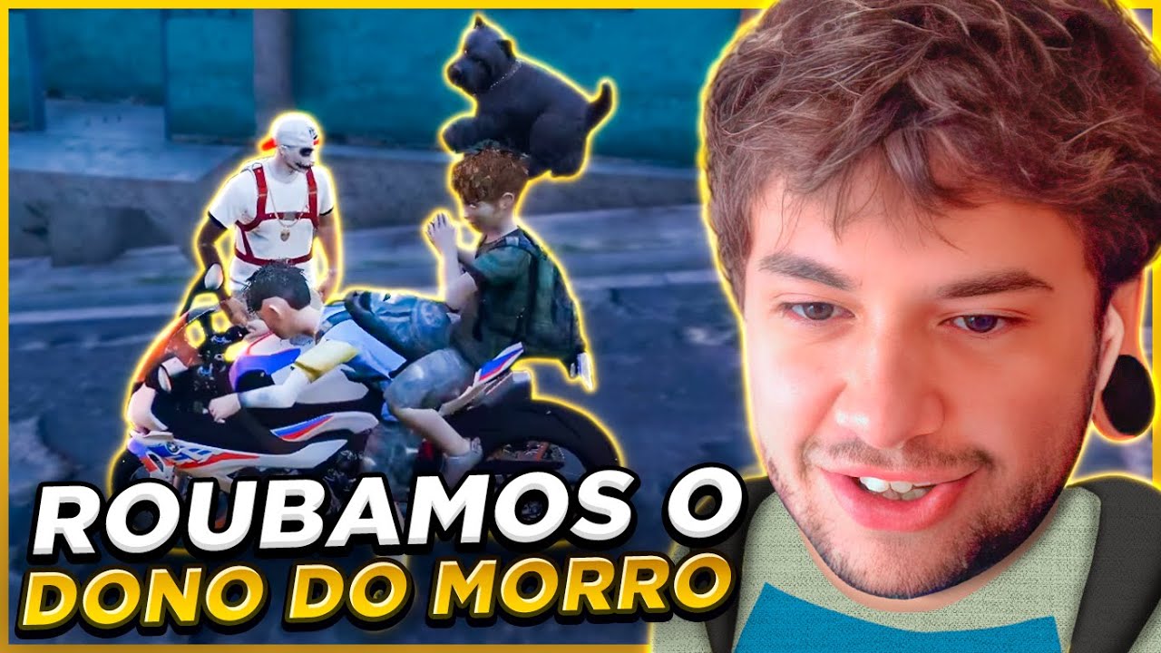 BRUNINHO E LOBINHO ROUBARAM A MOTO DO DONO DO MORRO! - GTA RP
