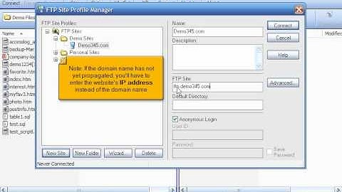 Configuring your website in FTP Voyager - FTP Tutorials