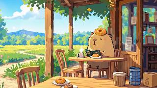 Capybara’s Cozy Spring Garden Café ☕🌿 Soft Lofi Chill for Study & Peaceful Moments screenshot 5
