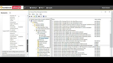 Configure Security Options TestOut 6.3.3