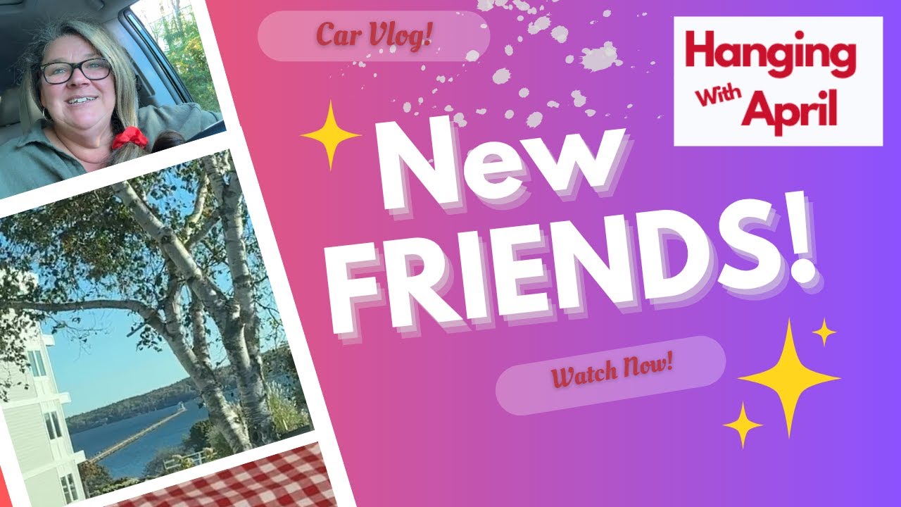 Making Friends with the Same Interest | Rockland Maine Breakwater | Car Vlog