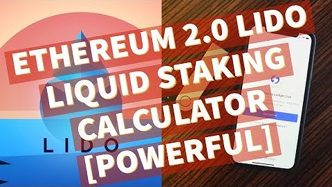 Ethereum 2.0 Liquid Staking With Lido On Ledger Live - Eth 2.0 Staking Calculator [Eth to $10000]