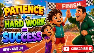 Patience and Hard Work = Success! 💪 | Motivational Moral Story for Kids | Kids Life Lessons