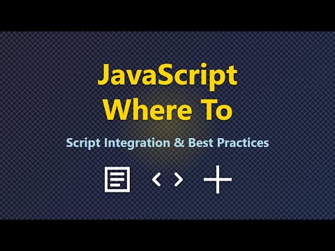 JavaScript Integration: Where