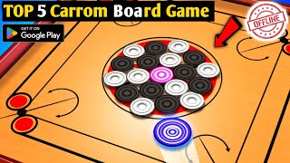 TOP 5 Carrom Board Game for Android | Top 5 Carrom board Simulator | Top 5 Carrom Game screenshot 1