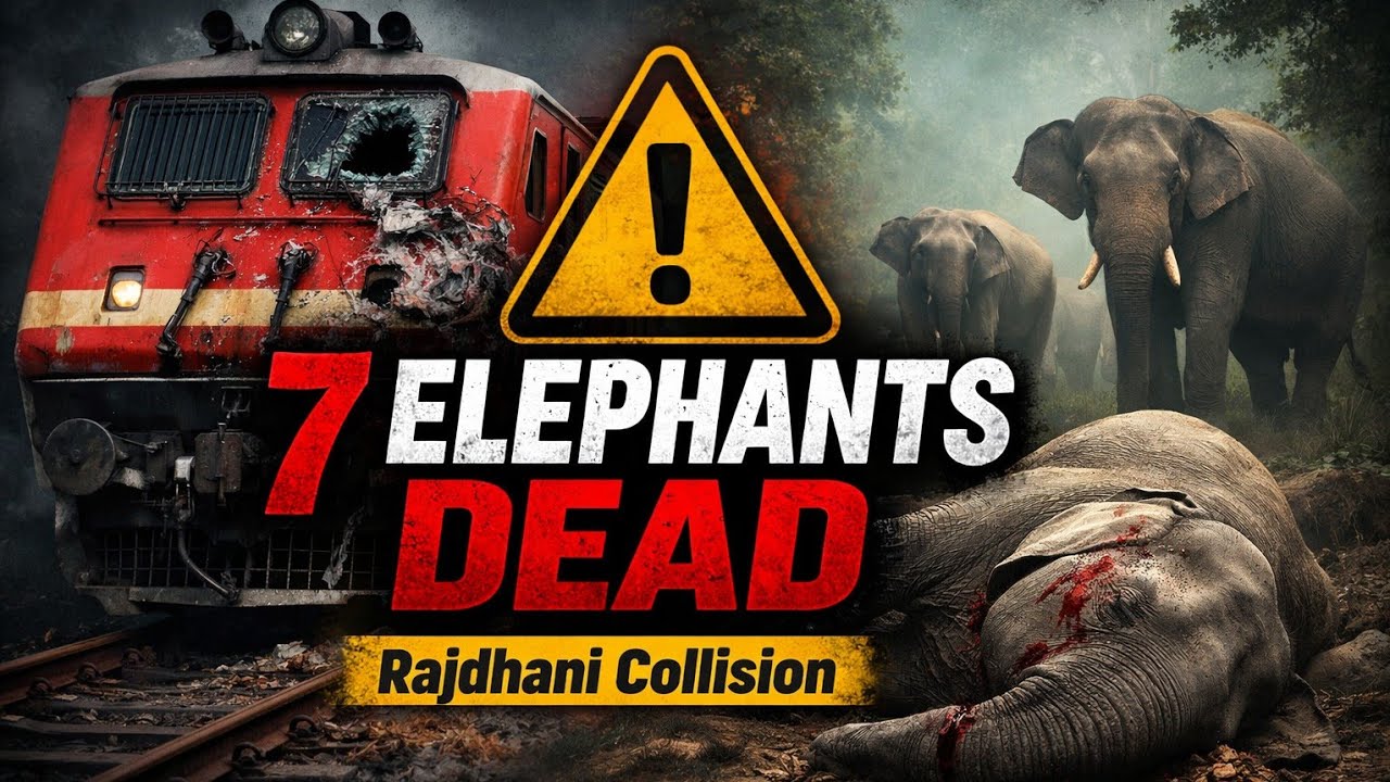 SAIRANG RAJDHANI EXPRESS COLLISION WITH ELEPHANT GROUP 😭 WHO IS RESPONSIBLE ??