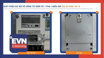 Phần 2: Giới thiệu cấu tạo Công tơ điện tử 1 pha 1 biểu giá GELEX CE18
