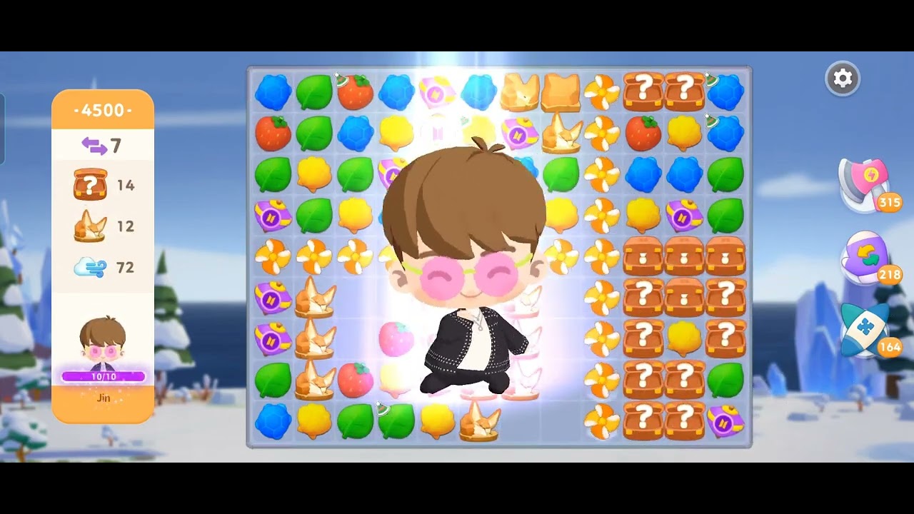 I cleared level 4500 in BTS in the seom | 