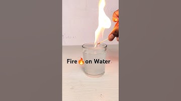 Fire on Water? 😲🔥 | Science Experiment #shorts #shortsfeed #experiment