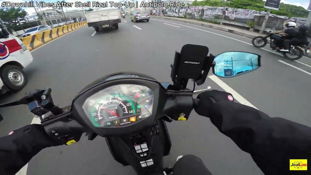 Downhill Vibes After Shell Rizal Top-Up | Antipolo Ride ⛰️💨