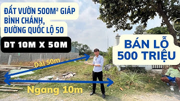 Đất Vườn Cần Giuộc 500m2 Quy Hoạch Lên ODT Đường Xe Tải | Bán Nhà Bình Chánh | Nhà Đất Trang Anh