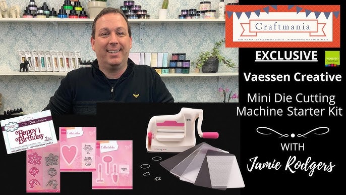 Vaessen Creative • Cut Easy Máquina de Corte y Embossing A5 Starter Kit