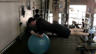 Core Training: Stability Ball Up-Up-Down-Down Progressions w.Adrian Crowe