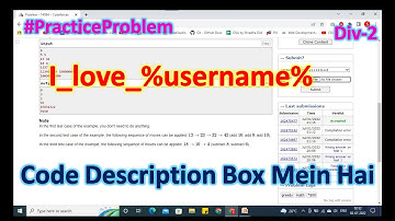 I_love_%username% || Codeforces || Practice Problem || Solution Explain