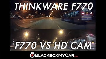 Thinkware F770 Video Quality vs Full HD - HD Dash Cam Video Quality Comparison - BlackboxMyCar