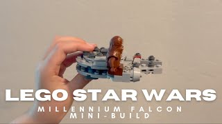 Lego Star Wars Millennium Falcon Mini-Build By 9 Year Old For Kids 30708