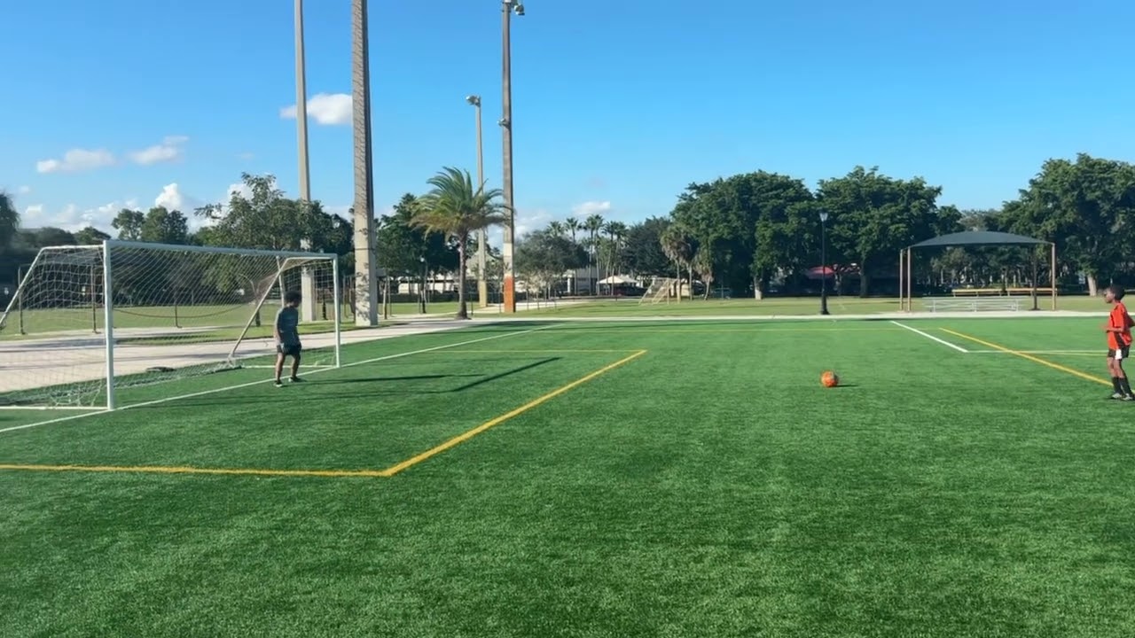 Penalty scored at practice!