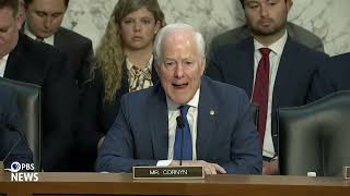 WATCH: Sen. Cornyn questions Bondi on Chicago and D.C. operations, unaccompanied children