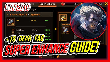 HoL - Super Enhance Detailed Guide! +19 Gear Faqs! Heir of Light