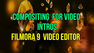 HOW TO MAKE VIDEO BASIC INTROS USING COMPOSITING Filmora 9