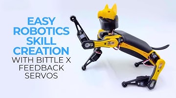 Master Robotics with Petoi Bittle X Robot Dog & Bittle X with a Robotics Arm and Feedback Servos