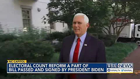 Electoral count reform a part of bill signed by President Joe Biden