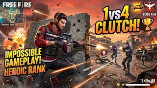 56 KILLS Total👑AUG+MP40🔥90%Headshot Rate ⚡| Solo Vs Squad Full Gameplay | intel i5 💻 Freefire
