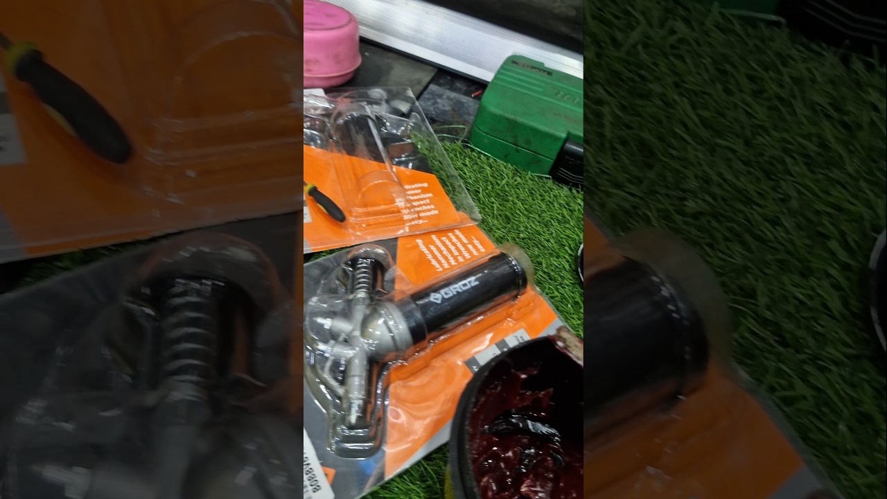 Small Tool Big Power💪GrozG3P Mini Grease Gun🔥Precision Lubrication Made Easy 