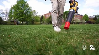 Seniors at Johns Hopkins University invent a quieter leaf blower