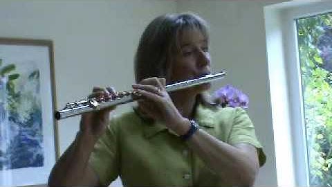 Setting the correct headjoint position for the flute