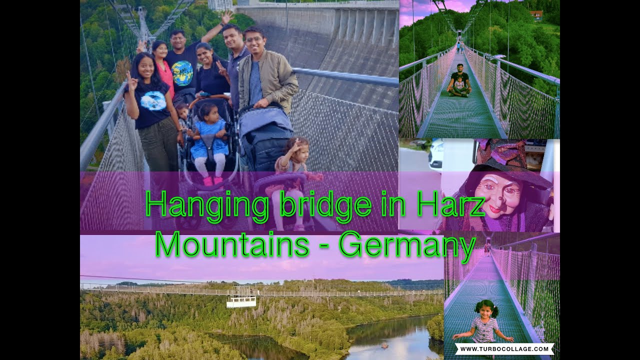 Hanging Bridge near Neustadt Dam in Harz mountains - Live Life Today