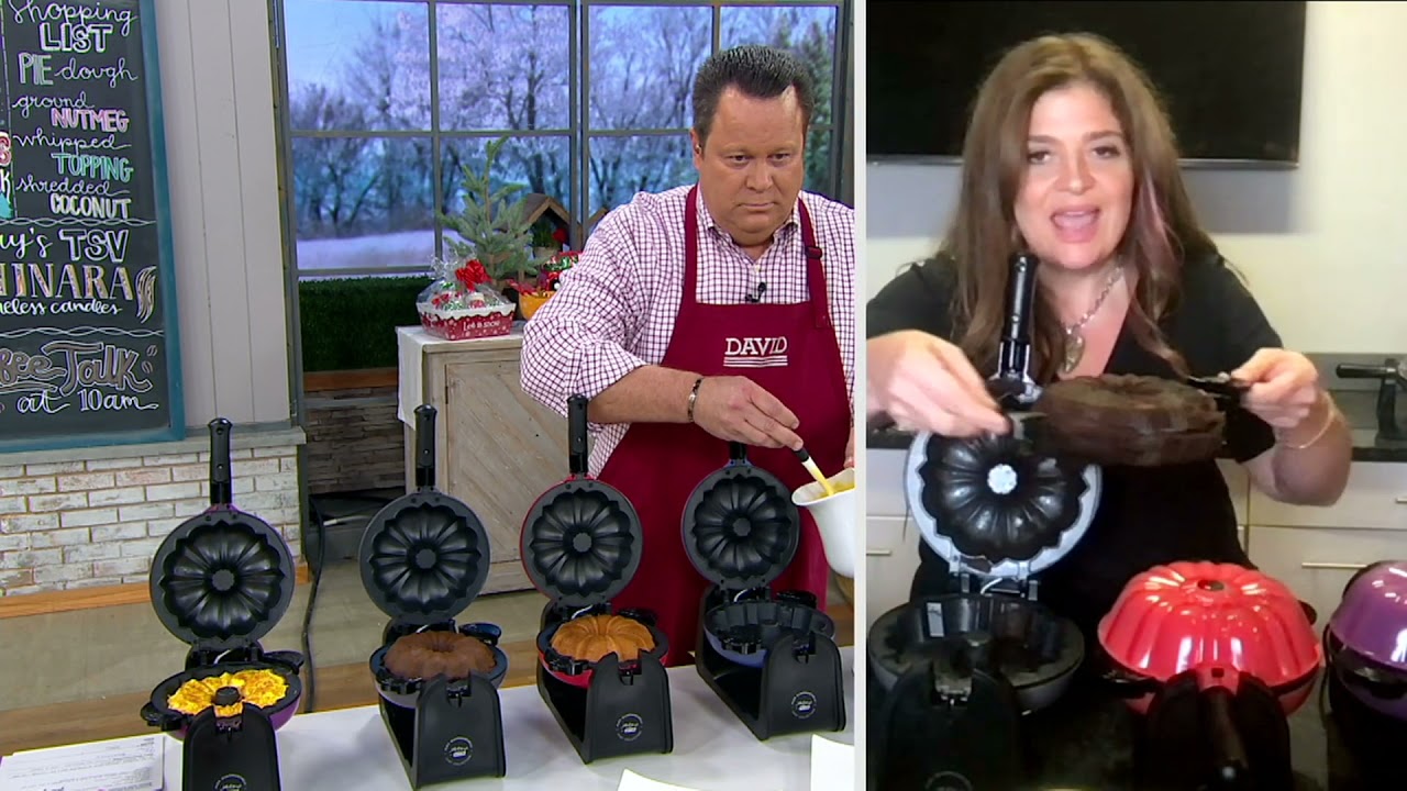 Alex by Dash Electric Flip Bundt Cake Maker with Recipes on QVC YouTube
